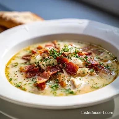 Crack Chicken Soup with Bacon: Creamy One-Pot Recipe (30 Minutes) Recipe Card