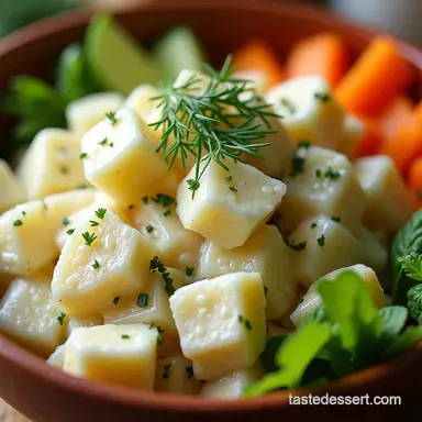 Creamy Dill Potato Salad The BEST Summer Cookout Side Recipe Card