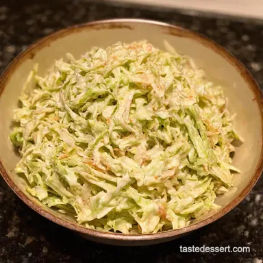 Best Coleslaw Recipe Creamy Tangy Easy Recipe Card