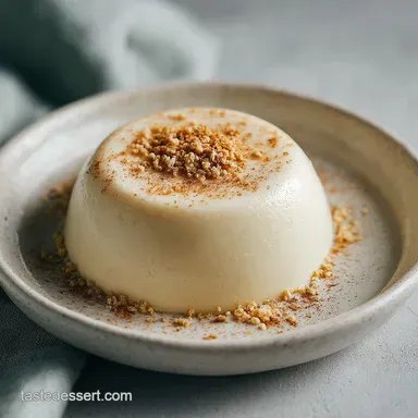 Eggnog Pudding with Condensed Milk Recipe Card
