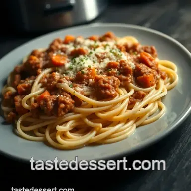 Creamy Fettuccine Alfredo with Hearty Ragu Sauce: A Family Favorite Recipe Card