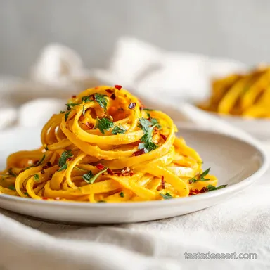 Creamy Pumpkin Pasta Recipe in 25 Minutes Recipe Card