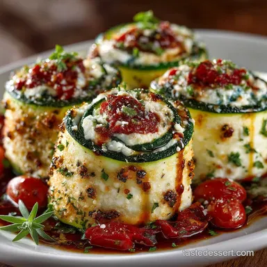 Foolproof Zucchini Rollatini with Ricotta A LowCarb Veggie Bake Recipe Card