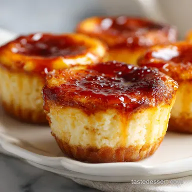 Creme Brulee Cheesecake Cupcakes in 42 Min