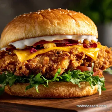 Air Fryer Chicken Sandwich Crispy Buttermilk Crunch in Under an Hour Recipe Card