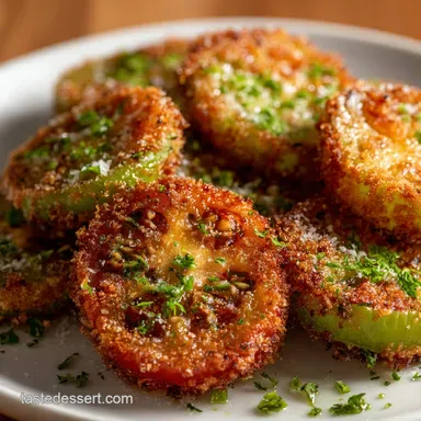 Air Fryer Green Tomatoes: Ultra-Crispy, Easy Panko Recipe Recipe Card