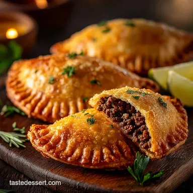 Crispy Air Fryer Beef Picadillo Empanadas Cuban Flavour Zero Fuss Recipe Card