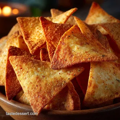 Air Fryer Tortilla Chips Perfectly Crispy Easy Homemade Recipe Card