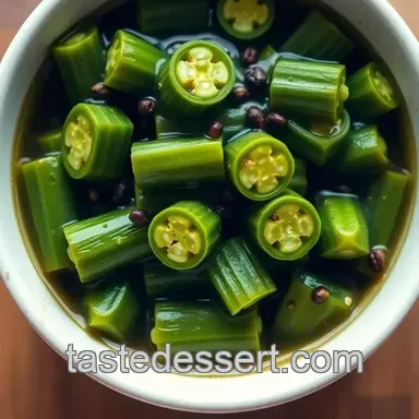 Crispy and Tangy Pickled Okra: A Southern Delight! presentation