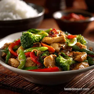 Chicken and Vegetable Stir Fry: The Ultimate Weeknight Crispy Recipe Recipe Card