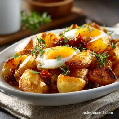 Crockpot Breakfast Potatoes Crispy Edges SetandForget Brunch Hero