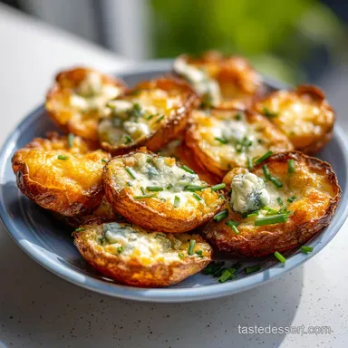 Mini Potato Skins Recipe: Crispy, Cheddar-Bacon