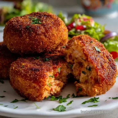 Salmon Croquettes: Easy Crispy Southern Recipe Recipe Card