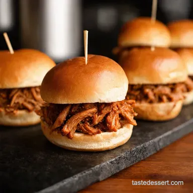 Easy Crock Pot Pulled Pork Sliders Pig Out in Style Recipe Card