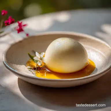 Custard Rasgulla with Vanilla Cream in 30 Min Recipe Card
