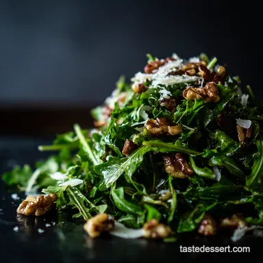 Dandelion Greens Recipe Zesty Walnut Salad Foraging Fun Recipe Card