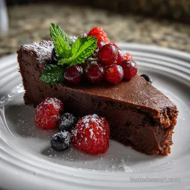Flourless Chocolate Cake: Rich, Gluten-Free Decadence Recipe Card