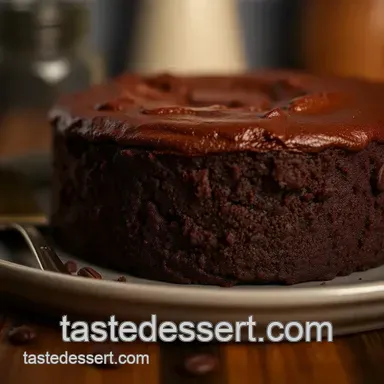 Decadent Mocha Cake: A Chocoholics' Dream presentation