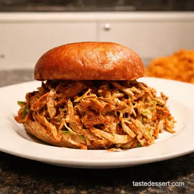 Delicious BBQ Pulled Chicken Slaw My CrowdPleasing Secret Recipe Card