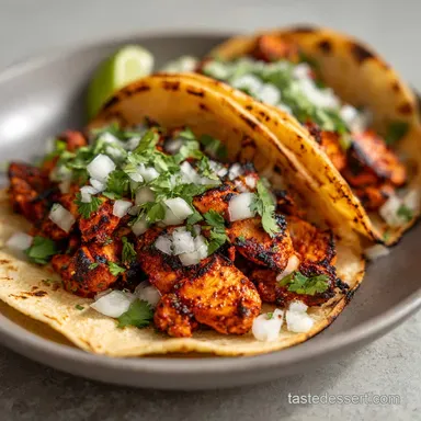 Chicken Street Tacos in 30 Minutes Recipe Card