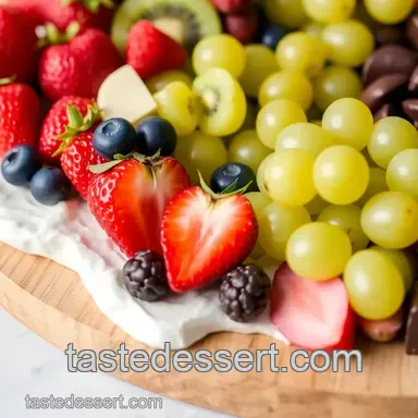 Dessert Charcuterie Board presentation
