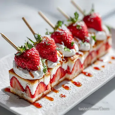 Dessert Kabobs for Kids in 15 Minutes Recipe Card