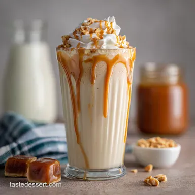 Dulce de Leche Milkshake Ready in 10 Minutes: Silky Recipe Card