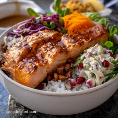 Air Fryer Salmon Power Bowls Easy Air Fryer Salmon: 20 Min! Recipe Card