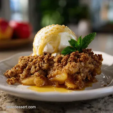 Apple Crisp Recipe: The Ultra-Crispy, Non-Soggy Bake Recipe Card