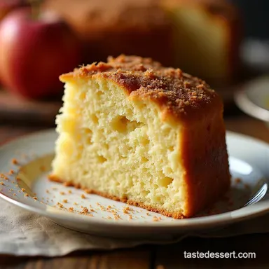 The Easiest Apple Cake Sharlotka Recipe Simple Sponge Bake Recipe Card