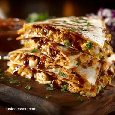 BBQ Chicken Quesadilla: Restaurant Flavor in 25 Minutes Recipe Card
