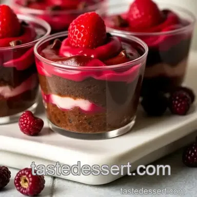 Easy black forest dessert cups: 5 Delicious Layers to Tempt Your Tastebuds! Recipe Card