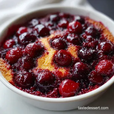 Easy Cherry Cobbler Recipe: 9 Servings