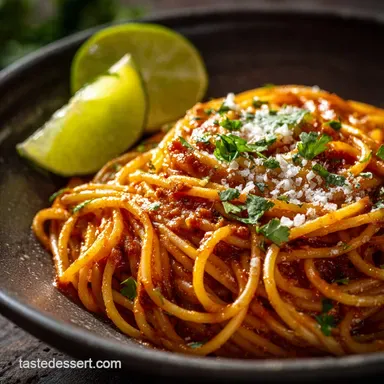 Mexican Spaghetti: Rich, Creamy Espagueti Rojo Recipe