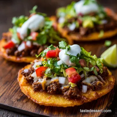 Ground Beef Tostadas: Crispy Shells Speedy 35-Minute Recipe