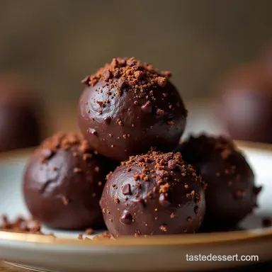 The Oh My Goodness Homemade Dark Chocolate Truffles