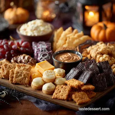 Halloween Snack Board: The Ultimate, Easy Party Platter Recipe Card