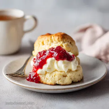 Clotted Cream: Authentic Homemade Recipe for Perfect Cream Tea Recipe Card