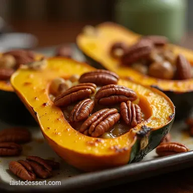 The Easiest MapleRoasted Acorn Squash Recipe Glazed Nutty Recipe Card