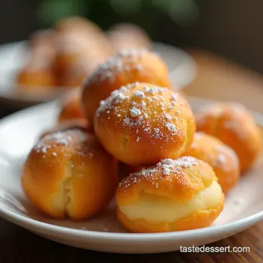 Golden Puffs of Joy Easy Classic Italian Zeppole Doughnuts