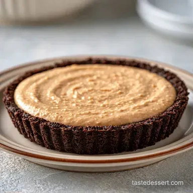 Chocolate Peanut Butter Pie for 12 Slices Recipe Card