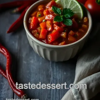 Fiery Chili de Arbol Salsa: A Spicy Twist on Classic Mexican Salsa Recipe Card