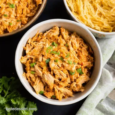 Fiesta Chicken Bowls Healthy Meals with Shredded Chicken Recipe Card