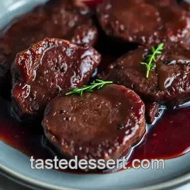 Delicious Filet Mignon Medallions with Red Wine Reduction Recipe Recipe Card