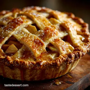 Apple Pie: Classic Double-Crust Recipe for the Flakiest Bake Recipe Card