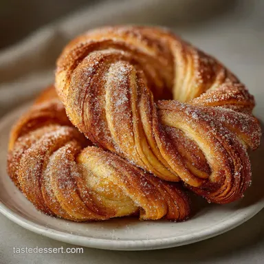 Flaky and Delicious Cinnamon Twist Youll Love with Sugar Glaze in 20 Minutes: Crispy Baked Recipe Card