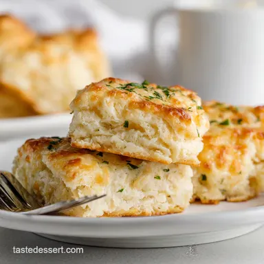 Garlic Cheddar Biscuits: Flaky Restaurant-Style Copycat Recipe Card