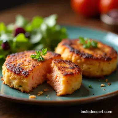 The Ultimate Flaky Salmon Cakes Easy Crisp Zesty Recipe Recipe Card