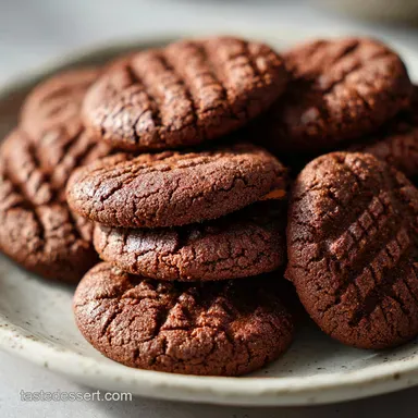 Flourless Chocolate Chewy Cookies Gluten-Free Recipe Card