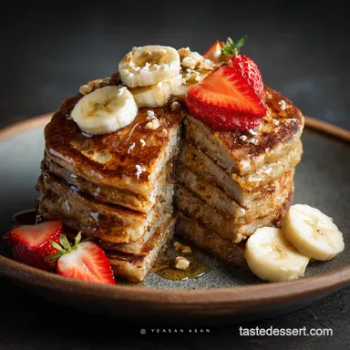 Vegan Pancakes: The Ultimate Fluffy Buttermilk Stack (30 Min) Recipe Card